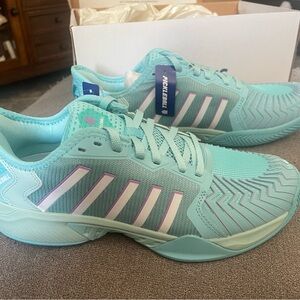 K-Swiss Women’s Pickleball Supreme Low Sneakers in Blue/Lilac/White Size 11‎